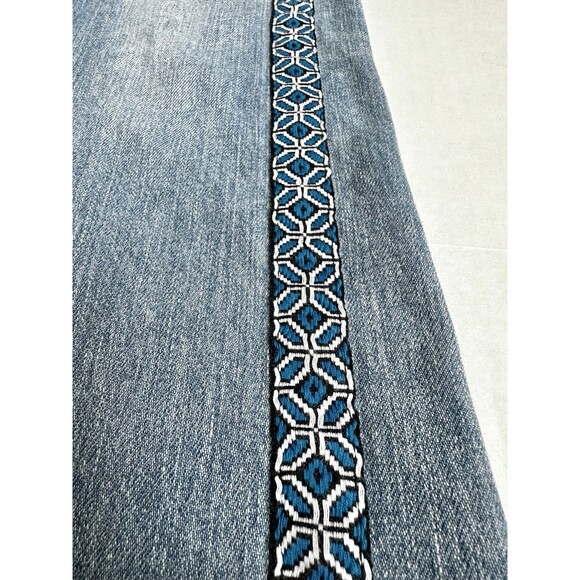 Citizens of Humanity Women's Crop Slim Emerson Jeans Size 24 Boho Side Stripe - Picture 6 of 16